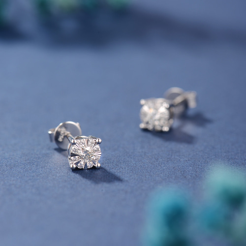 天然ダイヤモンドピアス0.26ct k18 ピアス（スタッド・一粒） パール 