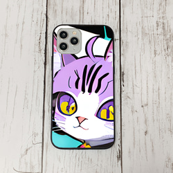 iphoneケース1-2-36 iphone 強化ガラス ねこ・猫・ネコ 箱4 かわいい アイフォン iface 1枚目の画像