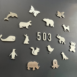 特殊文字 切り文字 ステンレスヘアライン DIY 看板 表札 サイン 絵文字