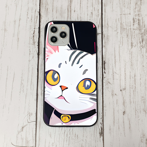 iphoneケース1-3-43 iphone 強化ガラス ねこ・猫・ネコ 箱4 かわいい アイフォン iface 1枚目の画像