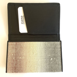伝統織物のトップブランド塩沢織のカード名刺入　VA38 3枚目の画像
