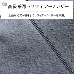 本革 サフィアーノレザー シンプル トートバッグ アッシュグレー【送料無料】（cs-14） 8枚目の画像