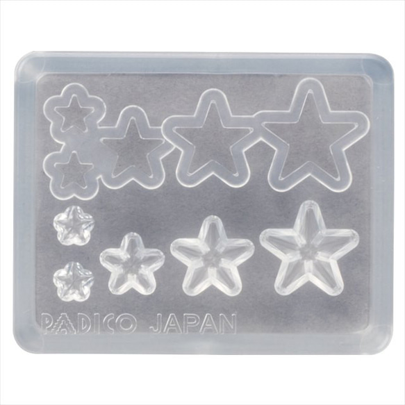 Pajiko Jewel Mold Mini 06/Star 矽膠模具 UV 樹脂 (jmold-mini) 第3張的照片