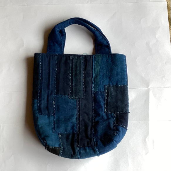 古布　藍のトートバッグ　(2) 5枚目の画像