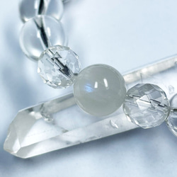 人間関係と絆をもたらす石☆ラリマー＆アメジスト＆カット水晶クォーツ