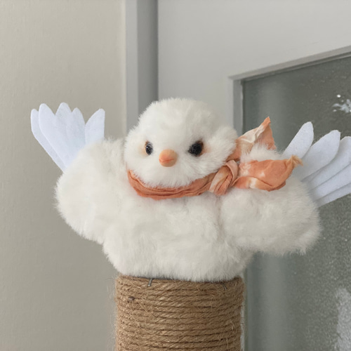 2022年最新春物 テディベア birdie bird 鳥 ぬいぐるみ 白 | www