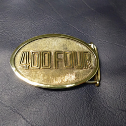 『400FOUR』ベルトバックル　真鍮無垢　国際書留送料無料　CB400FOUR　ヨンフォア 9枚目の画像