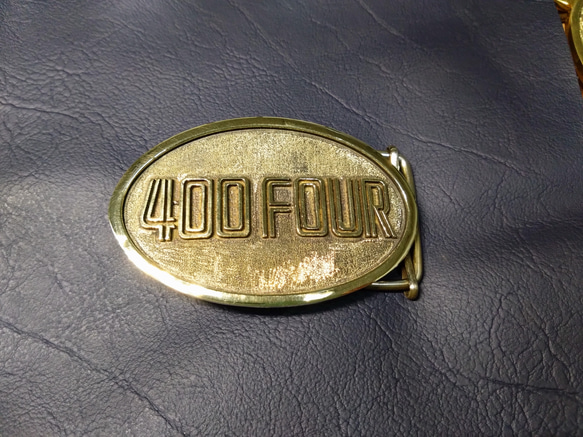 『400FOUR』ベルトバックル　真鍮無垢　国際書留送料無料　CB400FOUR　ヨンフォア 9枚目の画像