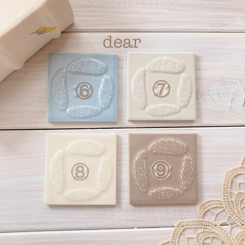 オーダー受付中】ミナペルホネン✳︎タイルの鍋敷き 鍋敷き Moo. 通販