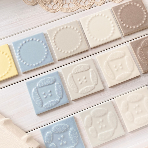 2点set】ミナペルホネン✳︎タイルのカトラリーレスト 箸・箸置き Moo