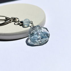 No.1269★ハンドメイド★紫陽花☆フラワーレジンキーホルダー レジン♡シンプル紫陽花キーホルダーの作り方 resin あじさい