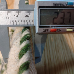 ペルシャ　ギャッベ ミニマット 40.5x38.5cm アイボリー　ザクロの木　風景　ランドスケープ 8枚目の画像