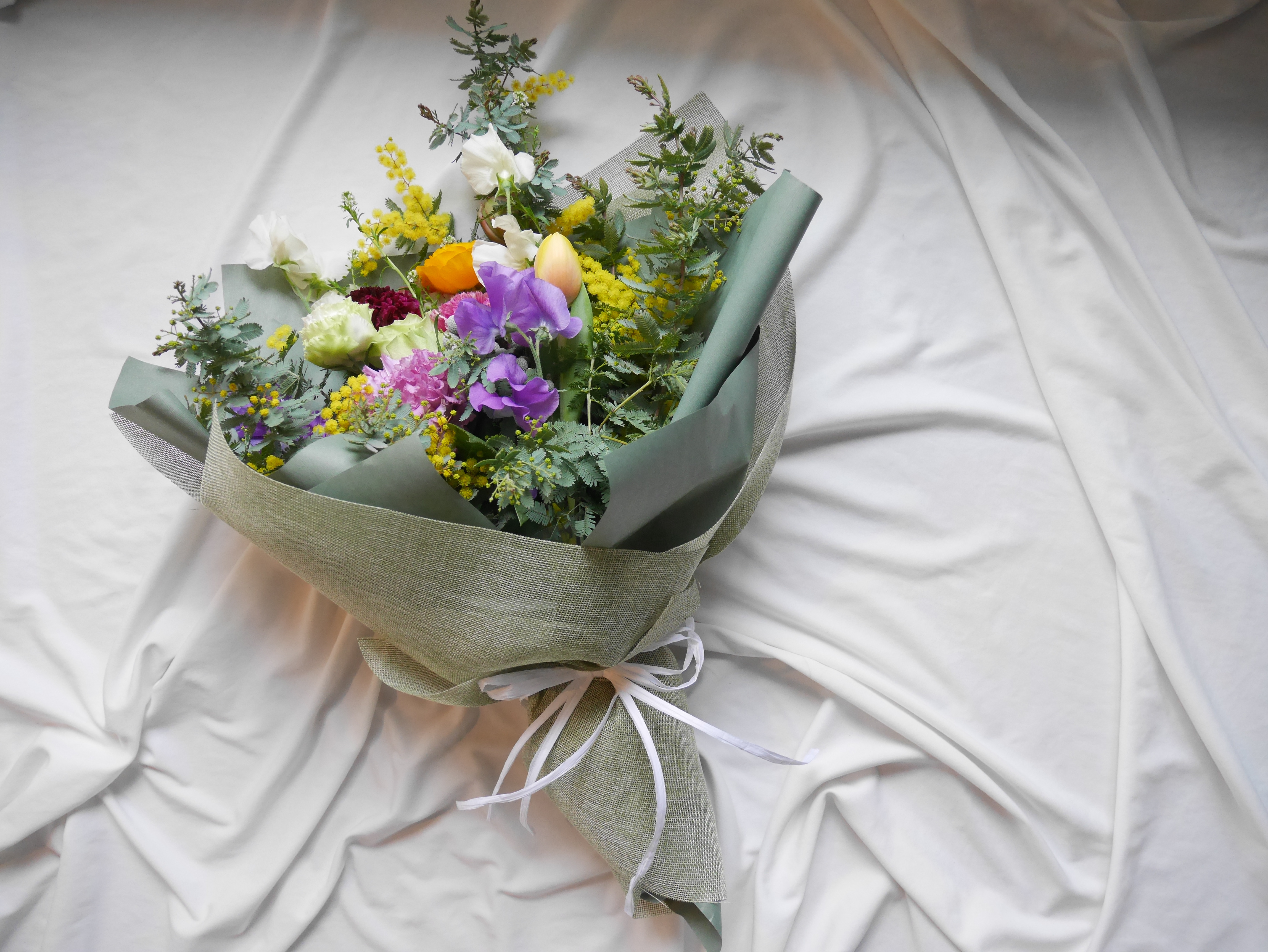 生花/花束/フラワーギフト/フレッシュブーケ/ユーカリブーケ