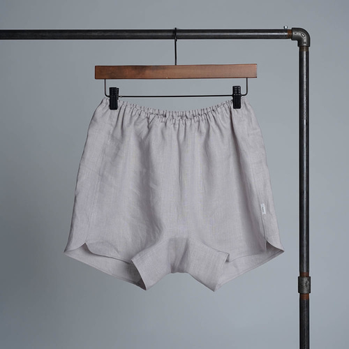 【リネントランクス】女性用 締め付けず 肌が喜ぶリラックス ショーツ ／ 灰桜 リネントランクス】女性用 締め付けず 肌が喜ぶリラックス