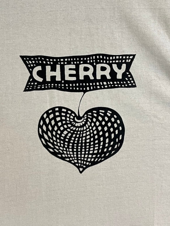 cherry　チェリー　ビッグシルエットTシャツ綿100％【SS～3L】(男女兼用) 3枚目の画像