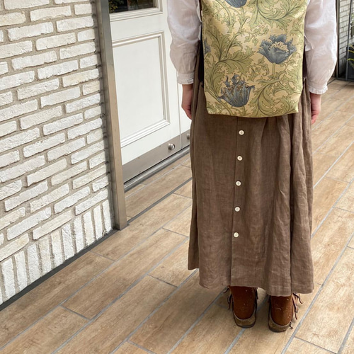 受注製作】トートリュックnicoma モリスコレクション・いちご