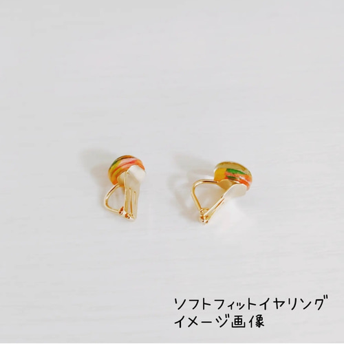 目玉焼きピアス ピアス（スタッド・一粒） kae's 通販 16140880