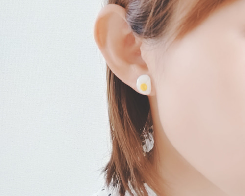 オーダーページ❀即購入❌コメント必須❀くま目玉焼きトーストピアスorイヤリング d4479e07ec7be4162c6ec4d838bc13