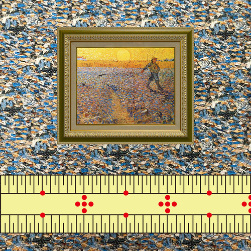 カットクロス】画家のタッチ（印象派）4柄セット《商用利用可