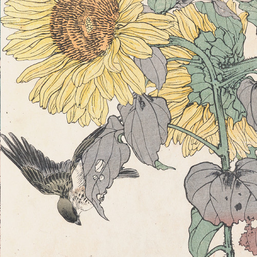 Amazon.co.jp: 花の絵 風景画 アクリル画 原画 ゼラニウムと