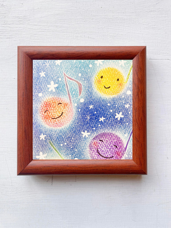 公式 パステルアート原画／癒しのメロディ パステルアート原画／癒しの