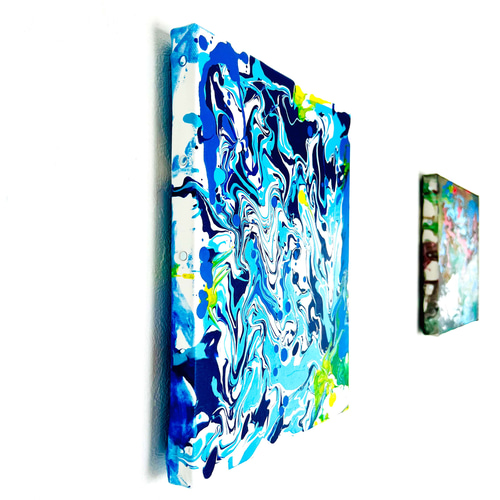 青空絵画3点 Ancient City Rain Ⅲ (古都の雨 Ⅲ)