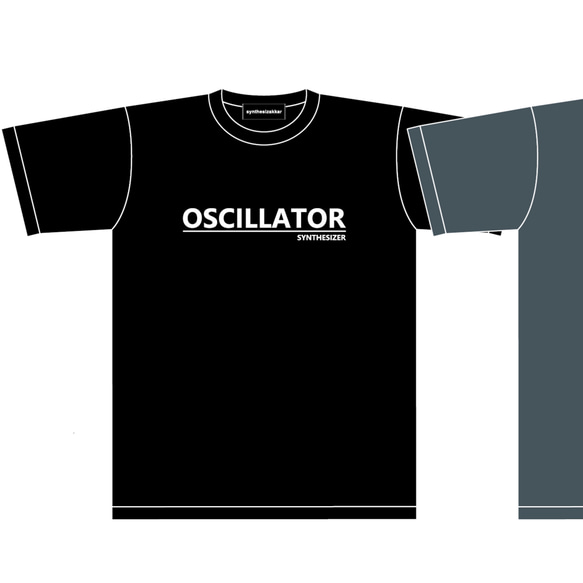 [T卹] OSCILLATOR T卹 振盪器合成器T卹 黑色 第3張的照片