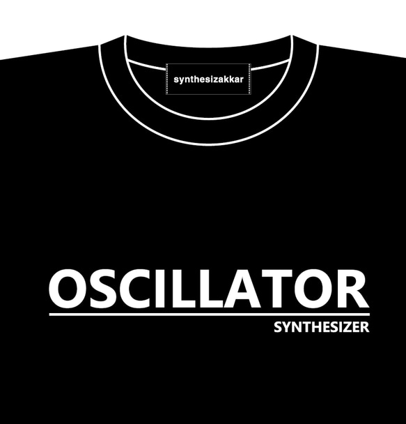 [T卹] OSCILLATOR T卹 振盪器合成器T卹 黑色 第4張的照片