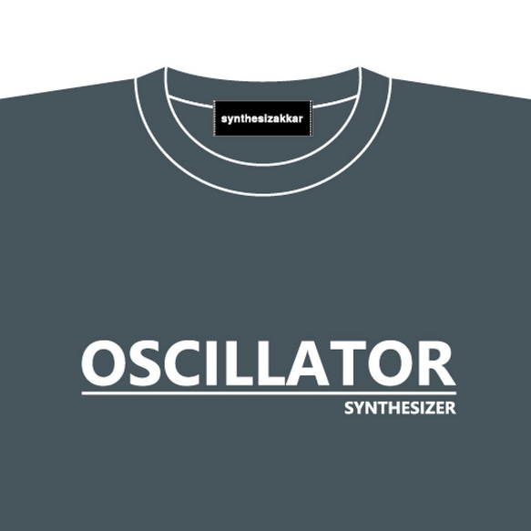 [T卹] OSCILLATOR T卹 振盪器合成器T卹 深灰色 第4張的照片