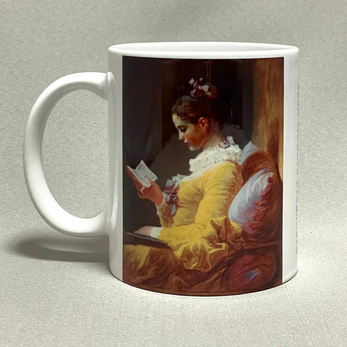 まぐカップページ フラゴナール 本を読む少女 マグカップ マグカップ chaya 通販