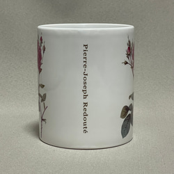 ルドゥーテ　バラ　マグカップ　植物画　ボタニカルアート 2枚目の画像