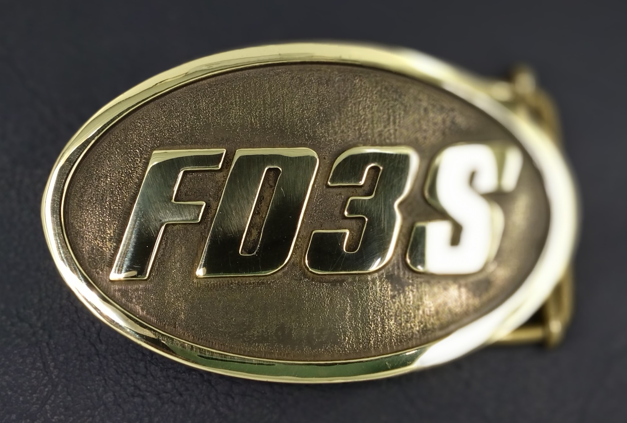 『FD3S』ベルトバックル　真鍮無垢　国際書留送料無料　MAZDA RX-7 旧車