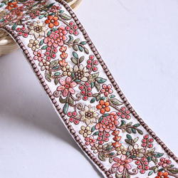 訳ありSALE 3.5cm幅 インド刺繍リボン | インド刺繍リボンカット