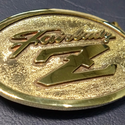★鼈甲（べっ甲）無垢・925シルバ―（銀製）★ベルト・バックル★未使用　★ Fairlady Z』ベルトバックル 真鍮無垢 国際書留送料無料 DATSUN