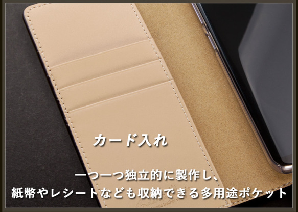 iphone 14pro  ケース 手帳型 saffiano leather  iphone 13 iphone 12 14枚目の画像