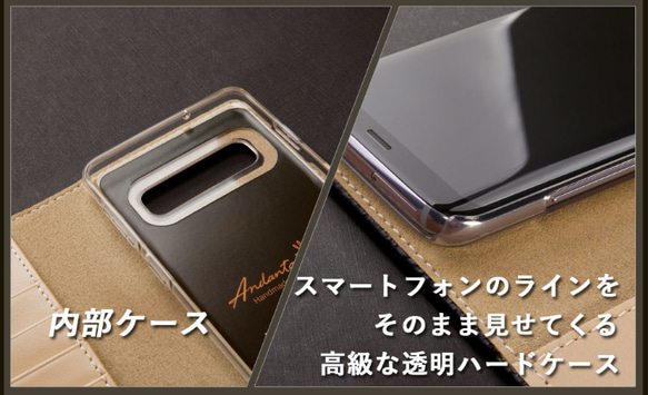 iphone 14pro  ケース 手帳型 saffiano leather  iphone 13 iphone 12 13枚目の画像