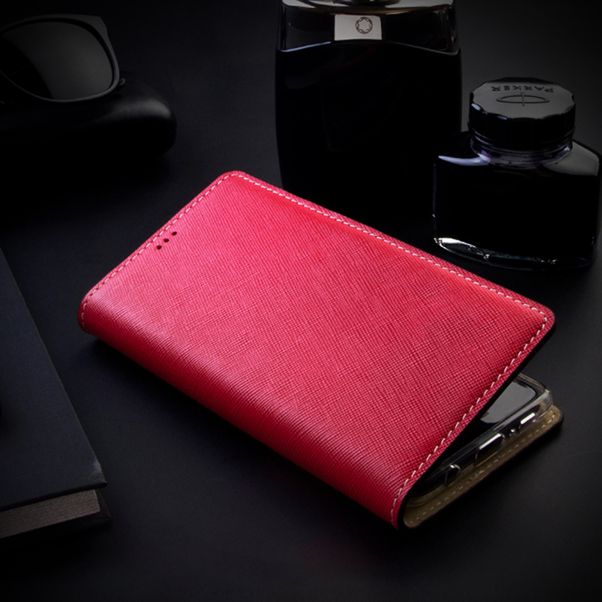 iphone 14 plus  ケース 手帳型 saffiano leather  iphone 13 iphone 1