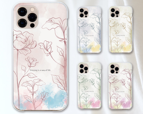 【iDEAL】国内発送 Forever Flower 花柄・フローラル iPhone 花柄・ボタニカル柄のiPhoneケース｜ A good all