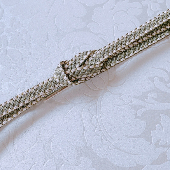 正絹手組み夏の帯締め - キングダム 乱 -天下統一への道- 