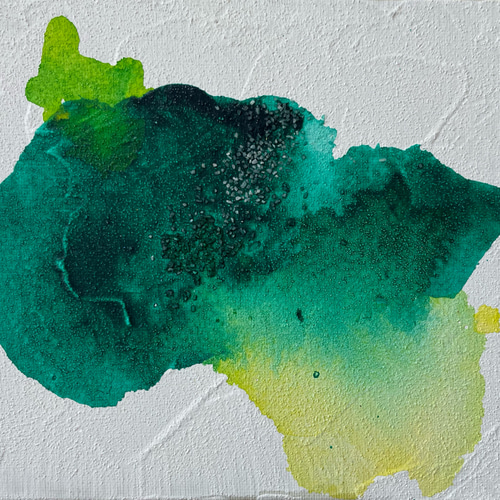 池 / テクスチャーアート / 抽象画 / 原画 絵画 memerapo 通販