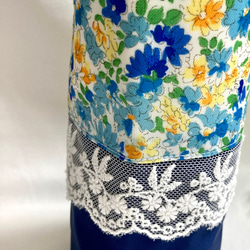 保冷ペットボトルホルダー　サーモス水筒カバー　保温保冷　ナイロン花柄 7枚目の画像