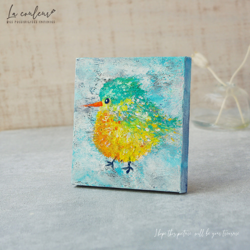 原画】空想の鳥 10cm角 絵画 La couleur 通販 16143511｜Creema