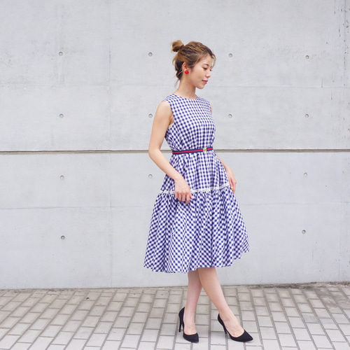 新作】TORNADE Dress トルネードワンピース（ネイビー） ワンピース
