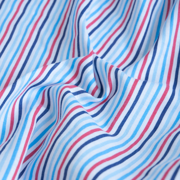 特集掲載【完全一点物】ゆったり　ドルマンスリーブカットソー（マルチストライプ） 14枚目の画像