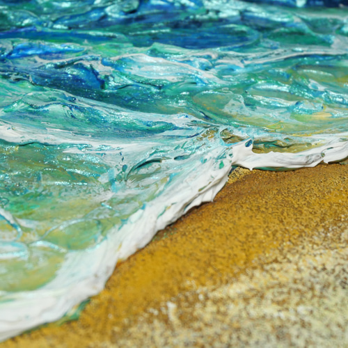 油絵 絵画【波の砂浜】 絵画 HR 通販 16143916|Creema(クリーマ) 油絵 絵画【波の砂浜】 絵画 HR 通販 16143916|Creema(クリーマ)