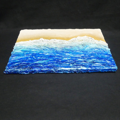油絵 油彩 油彩画 絵 絵画 【波と砂浜】 絵画 HR 通販