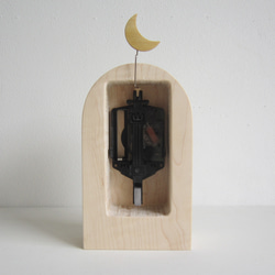 ペンギン君の夏の思い出　振り子卓上時計 7枚目の画像