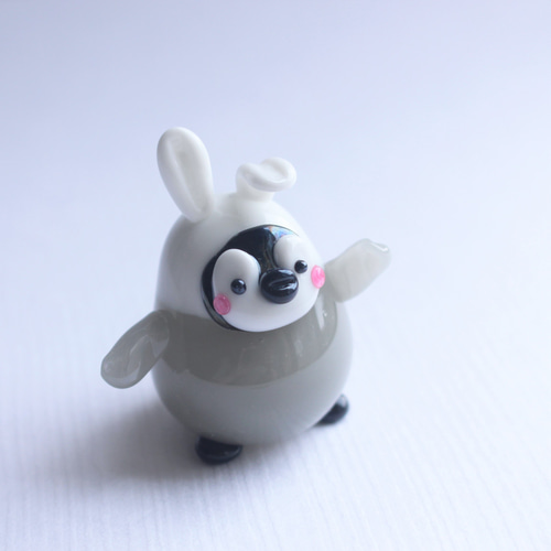 うさぎペンギン その他置物 GLASS ASOBI TOM 通販 16145059