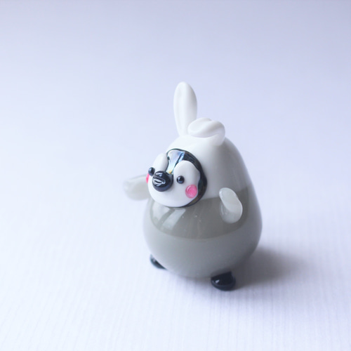うさぎペンギン その他置物 GLASS ASOBI TOM 通販 16145059｜Creema