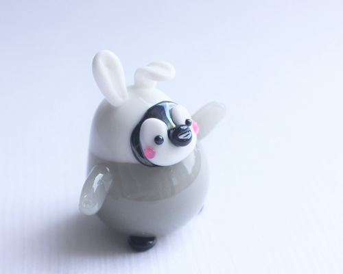 うさぎペンギン その他置物 GLASS ASOBI TOM 通販 16145059